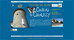 Desktop Screenshot of en.chateau-de-chaussy.com