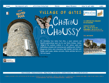 Tablet Screenshot of en.chateau-de-chaussy.com