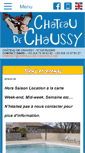 Mobile Screenshot of chateau-de-chaussy.com